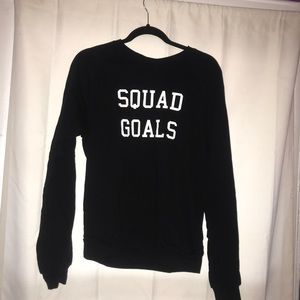 Squad Goals Sweatshirt Black M